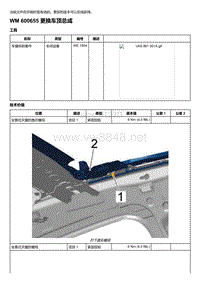 2020年保时捷Panamera（971）车型系列-600655 更换车顶总成