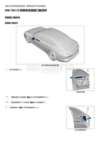 2020年保时捷Panamera（971）车型系列-706119 拆卸和安装前门板饰件