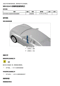 2020年保时捷Panamera（971）车型系列-853419 拆卸和安装导风口