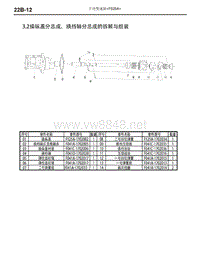2015-2017年东南汽车DX7维修手册-22B-手动变速器操纵盖分总成换挡轴分总成的拆解与组装（F525A）
