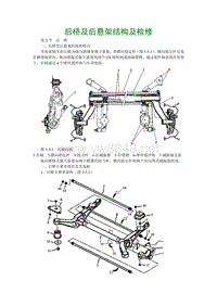 2001东风雪铁龙毕加索维修手册11-后桥及后悬架结构及检修