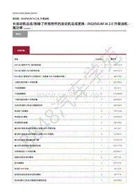 2018年捷豹E-pace维修手册-2.0L柴油机 长发动机总成 拆除了所有附件的发动机总成更换 - Ingenium I4 2.0 升柴油机 - 高功率