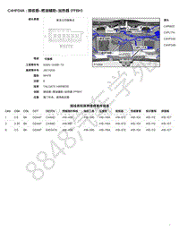 2021年捷豹E-pace x540模块端子图-C4HF04A - 接收器-燃油辅助-加热器 FFBH 