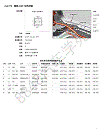 2017年捷豹F-PACE模块端子图-C4E176 - 模块-DEF 加热控制