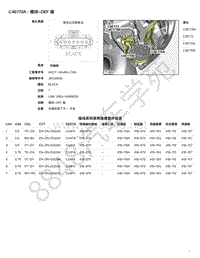 2021年捷豹E-pace x540模块端子图-C4E170A - 模块-DEF 箱