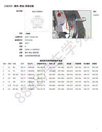 2021年捷豹E-pace x540模块端子图-C4ES15 - 模块-燃油-泵驱动器