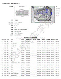 2017年捷豹F-PACE模块端子图-C5PW02BD - 模块-前车门-左