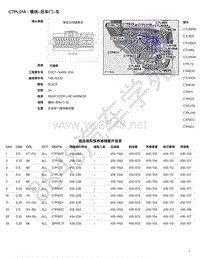 2017年捷豹F-PACE模块端子图-C7PL01A - 模块-后车门-左