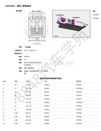 2021年捷豹F-PACE（1E混动）模块端子图 C3PS281C - 模块-乘客座椅