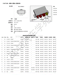 2021年捷豹F-PACE（1E混动）模块端子图 C4AT24E - 模块-控制-式拖车钩