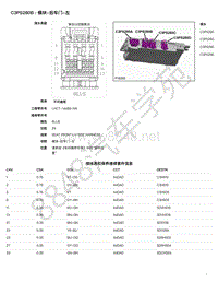 2021年捷豹F-PACE（1E混动）模块端子图 C3PS280B - 模块-后车门-左