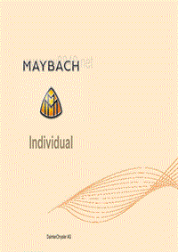 Maybach迈巴赫资料Individualization Apr 19 2004