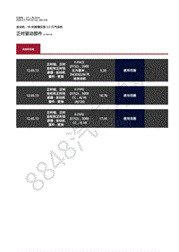 2020年捷豹F-TYPE发动机维修手册-5.0升V8机械增压汽油机 正时驱动部件