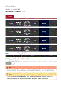 2020年捷豹F-TYPE发动机维修手册-加油和控件3.0升汽油机 高压燃油泵 2 - 后轮驱动