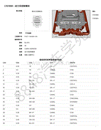 2020年捷豹捷豹I- PACE模块端子图-C1E186B - 动力系控制模块