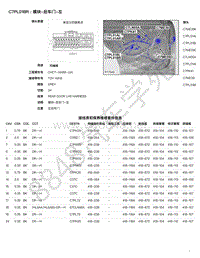 2020年捷豹捷豹I- PACE模块端子图-C7PL01BR - 模块-后车门-左