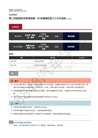 2020年捷豹F-PACE维修手册-安全带 第二排座椅安全带卷收器 - V8 机械增压型 5.0 升汽油机