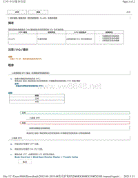 2019年前雷克萨斯RX200 RX300 RX350车型盲区监视系统DTC-C1A45