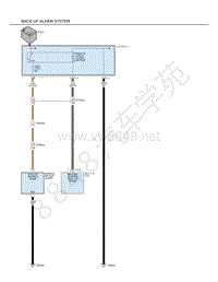 2021年道奇RAM 3500皮卡电路图CAB CHASSIS 四驱版-备用报警系统