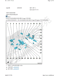 2021年奥迪R8 Coupe电路图-安装位置 车辆中部的控制器