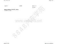 2021年奥迪TT Coupe电路图-Bang Olufsen 音响系统 9VS 自 2014 年 11 月起