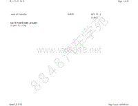 2011年-2013年奥迪A3敞篷车 Cabriolet电路图-1.4 升汽油发动机 CAXC 自 2011 年 2 月起