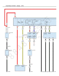 2014年-2017年道奇酷威（JOURNEY）电路图-启动系统-柴油机-MTX