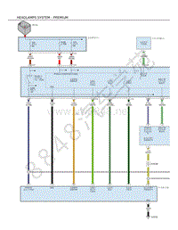 2021年JEEP自由侠国产版（RENEGADE）电路图-前照灯-系统-高级