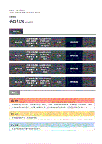 路虎揽胜运动版L494-头灯灯泡