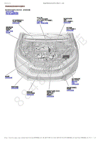 2017-2019年广汽本田冠道-燃油和排放系统部件位置索引