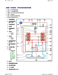 奥迪A6 Avant TDI柴油EA897发动机-连接图 - 冷却液软管 不带驻车暖风 辅助加热装置