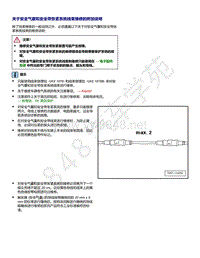 2021年全新一代帕萨特维修手册-关于安全气囊和安全带张紧系统线束维修的附加说明