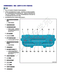 2021年全新一代帕萨特维修手册-空调器控制单元 - 概览（适用于2020年01月起车型）