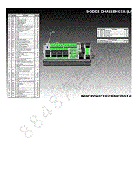 2015-2016年道奇CHALLENGER-后部配电中心布局视图