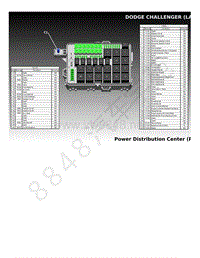 2015-2016年道奇CHALLENGER-前部配电中心布局视图