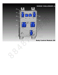 2015-2016年道奇CHALLENGER-车身控制模块BCM布局视图
