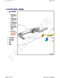 上汽奥迪A7-车门外把手中的照明 - 装配概览