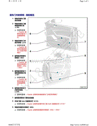 上汽奥迪A7-前车门内的照明 - 装配概览