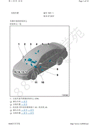 2020-2021捷达VA3电路图-安装位置 汽车中部的控制单元