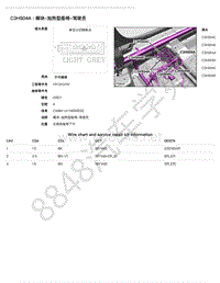 2014年捷豹XJ Range X351 端子图-C3HS04A - 模块-加热型座椅-驾驶员