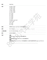 捷豹XJ Range X351 特殊维修信息-SSM75126 - 使用未经 Jaguar Land Rover 认可的抗菌雾化剂 _ TOPIx