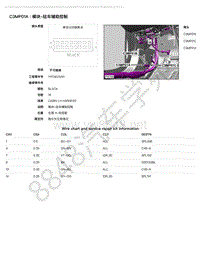 2014年捷豹XJ Range X351 端子图-C3MP01A - 模块-驻车辅助控制