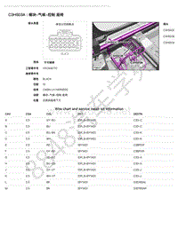 2014年捷豹XJ Range X351 端子图-C3HS03A - 模块-气候-控制 座椅