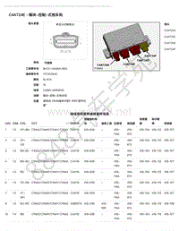 2021年路虎星脉L560针脚图-C4AT24E - 模块端子图-控制-式拖车钩