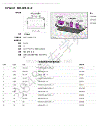 2021年路虎星脉L560针脚图-C3PS280A - 模块端子图-座椅-前-左