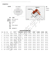 2021年路虎星脉L560针脚图-C3MA57A2