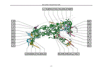 2006-2009雷克萨斯LS460 LS460L-仪表线束 InpaneL-W