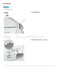 2015年本田缤智维修手册-前车门板拆卸和安装 3524