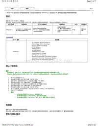 2020年雷克萨斯LC500H故障代码DTC（8GR-FXS混动系统）-P0AD911