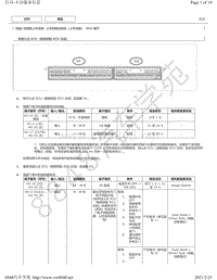 2013-2019年雷克萨斯CT200H电脑端子图-上车和起动系统（上车功能）ECU端子图